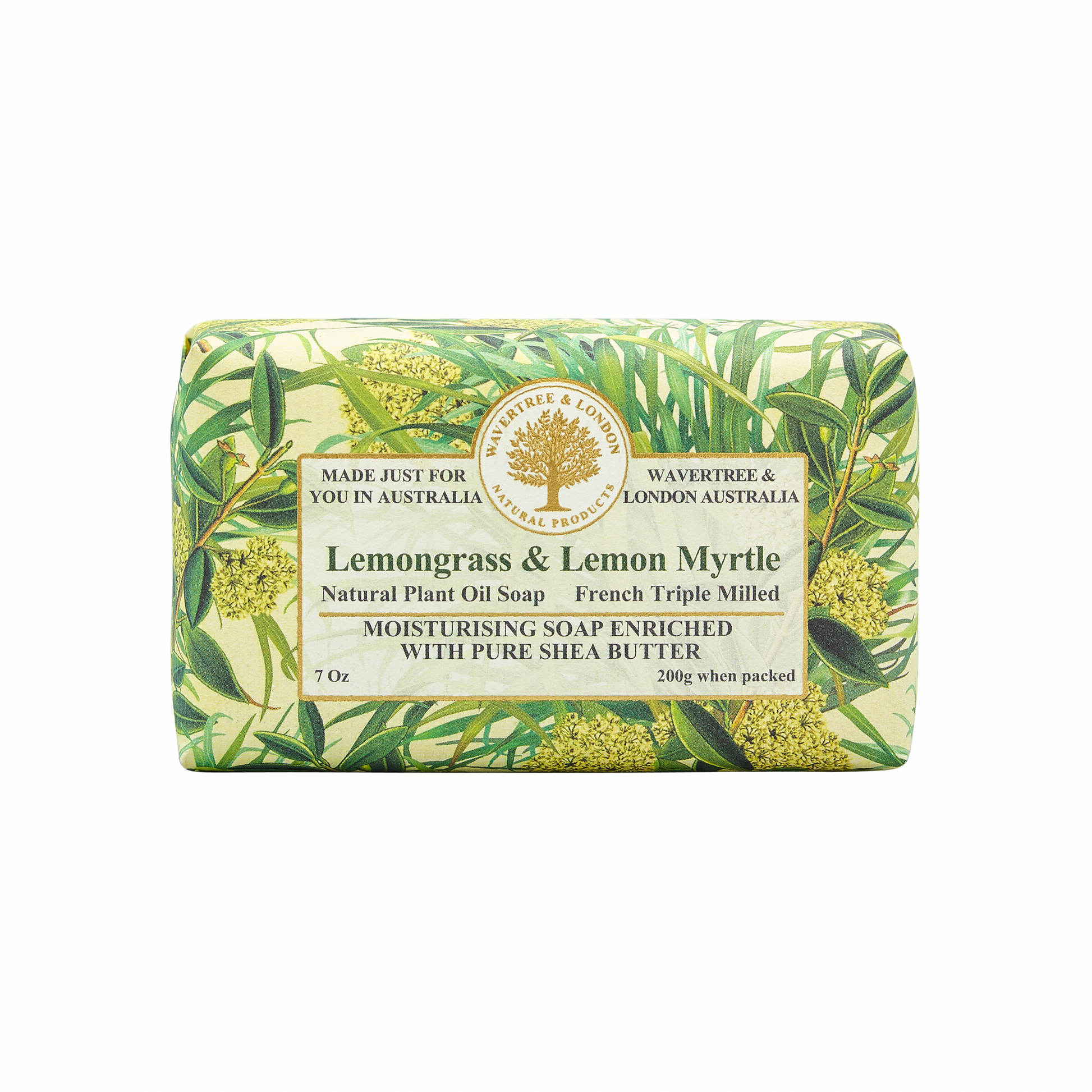 Wavertree & London Lemongrass & Lemon Myrtle Bar Soap