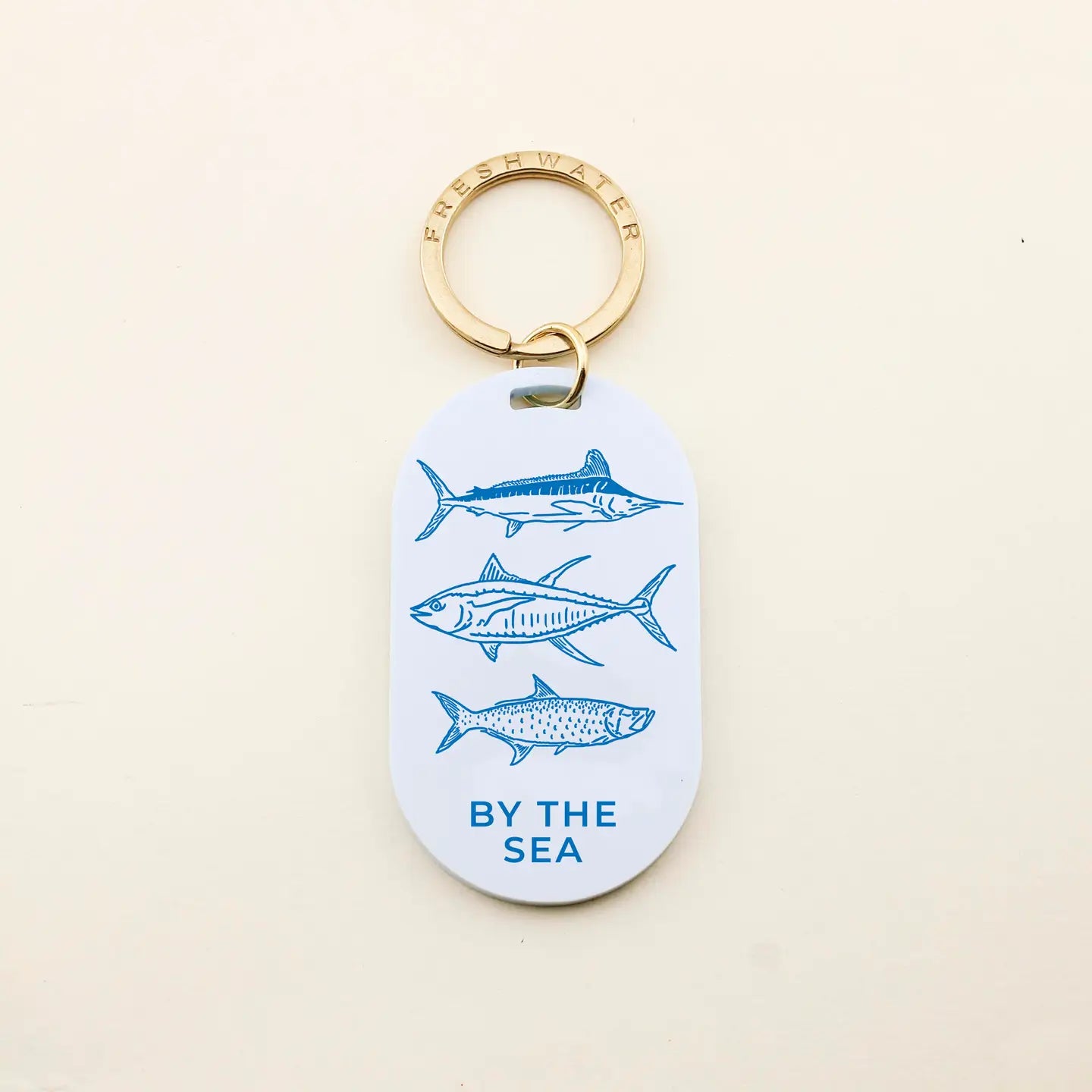 By The Sea Fish Keychain