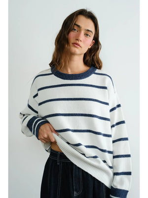 Oversized Striped Sweater