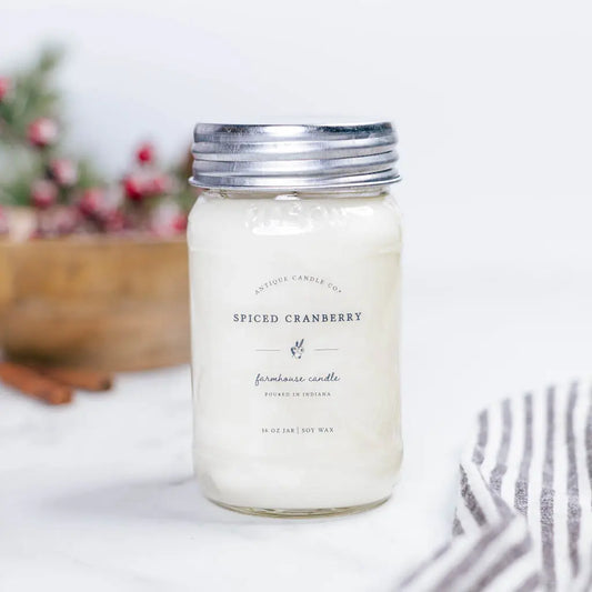 Spiced Cranberry Soy Wax Candle