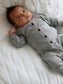 Knit Button Baby Jumpsuit