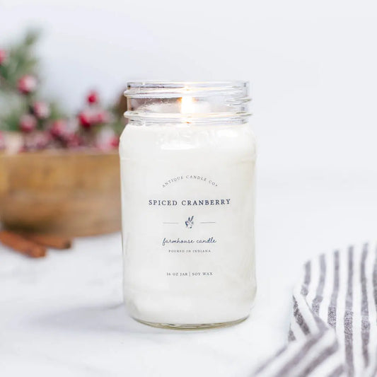 Spiced Cranberry Soy Wax Candle