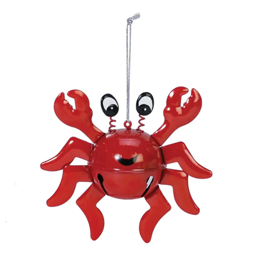 Crab Jingle Bell Ornament