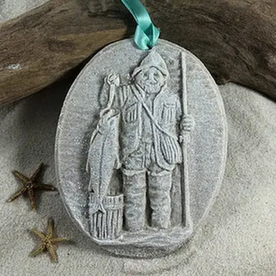 Fisherman of the Sea Sand Ornament