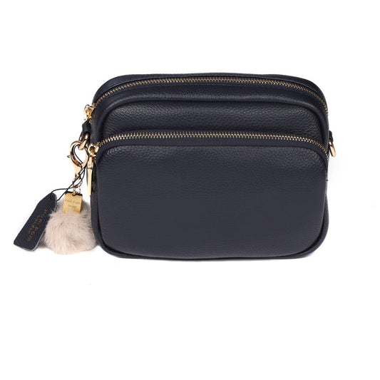 Pom Pom London Mayfair Bag- Navy