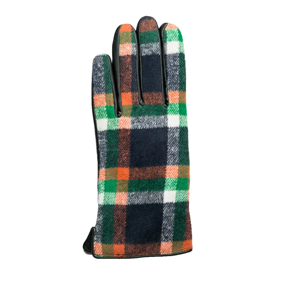 Devin Gloves-Green Plaid