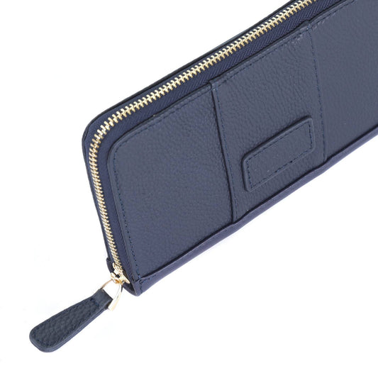 Pom Pom London Chelsea Wallet- Navy