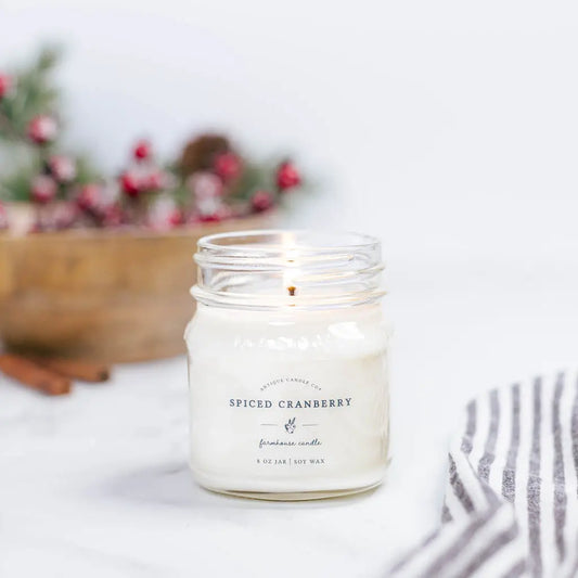 Spiced Cranberry Soy Wax Candle