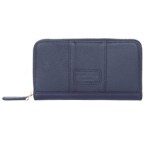 Pom Pom London Chelsea Wallet- Navy