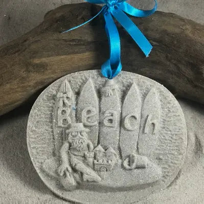 Beach Santa Sand Ornament