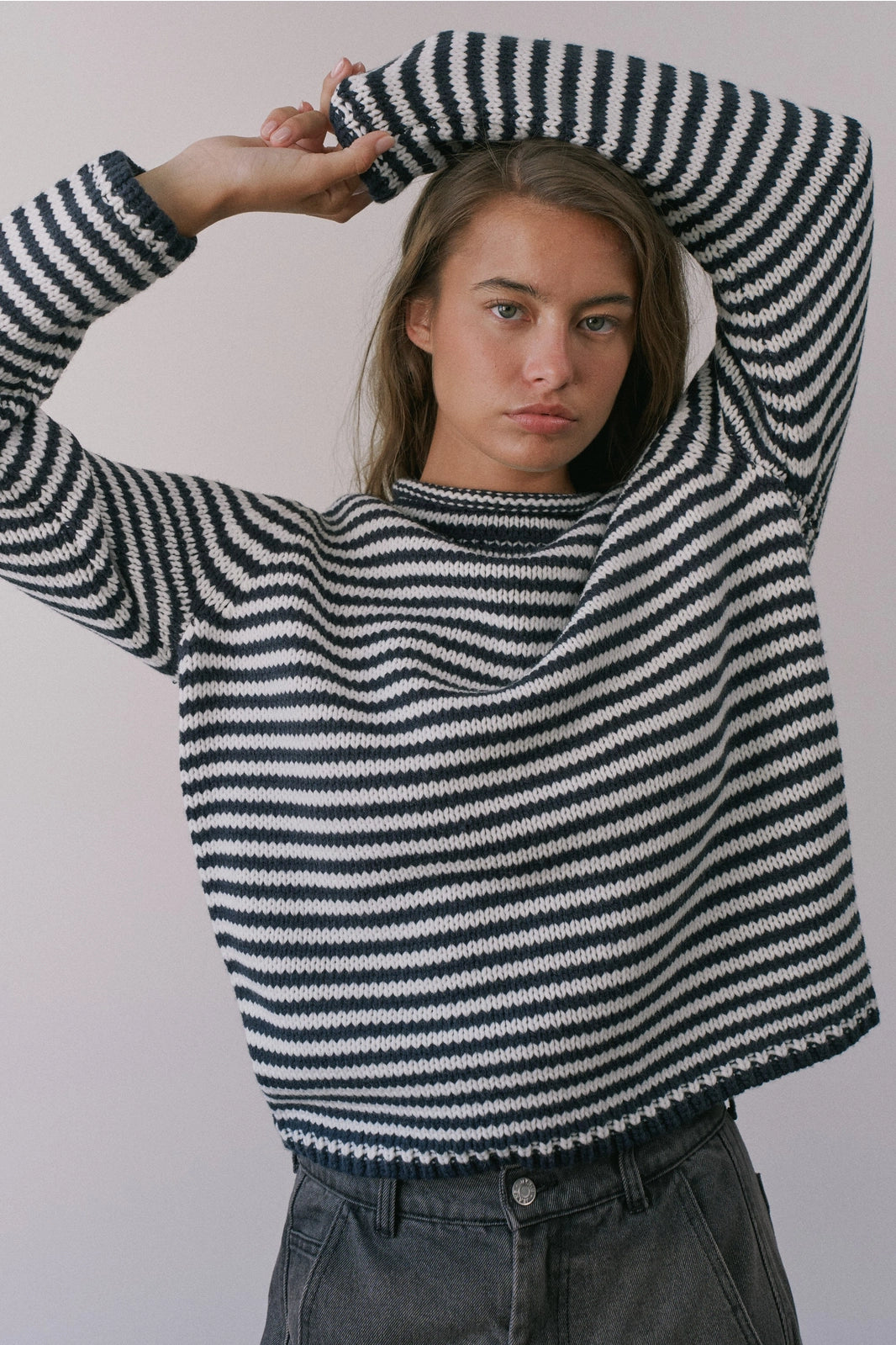 Everyday Cozy Stripe Knit Sweater
