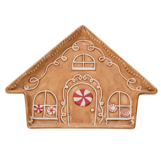 Gingerbread House Plate