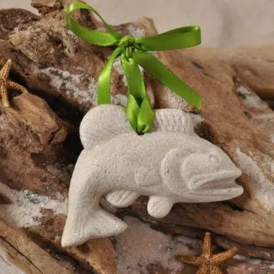 Bass Fish Sand Ornament