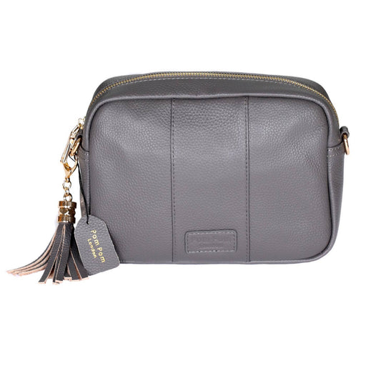 Pom Pom London City Bag- Charcoal