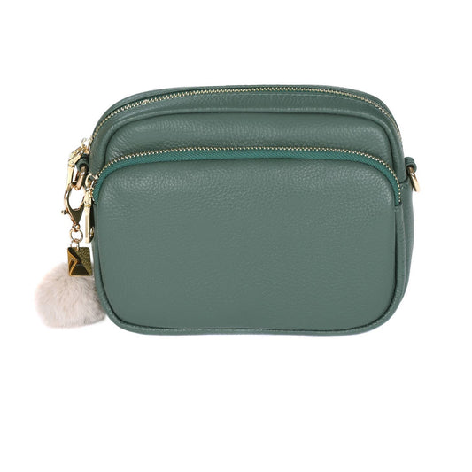 Pom Pom London Mayfair Bag- Heritage Green