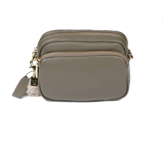 Pom Pom London Mayfair Bag- Taupe