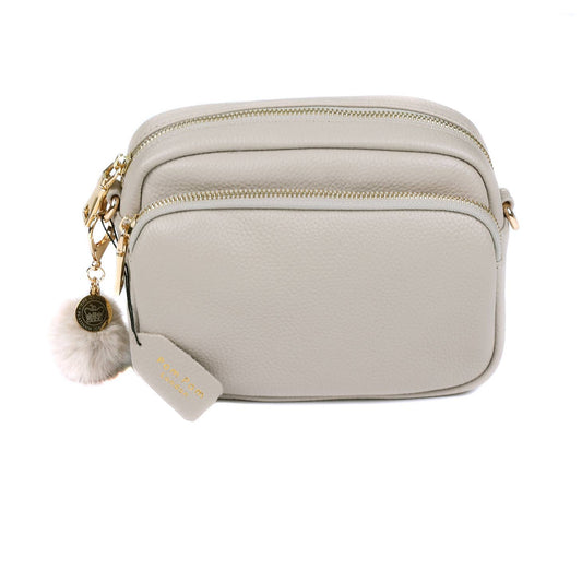 Pom Pom London Mayfair Bag- Stone