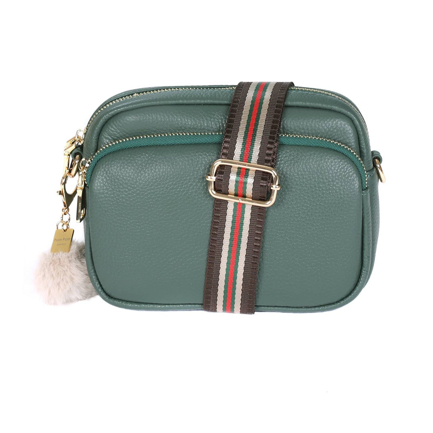 Pom Pom London Mayfair Bag- Heritage Green