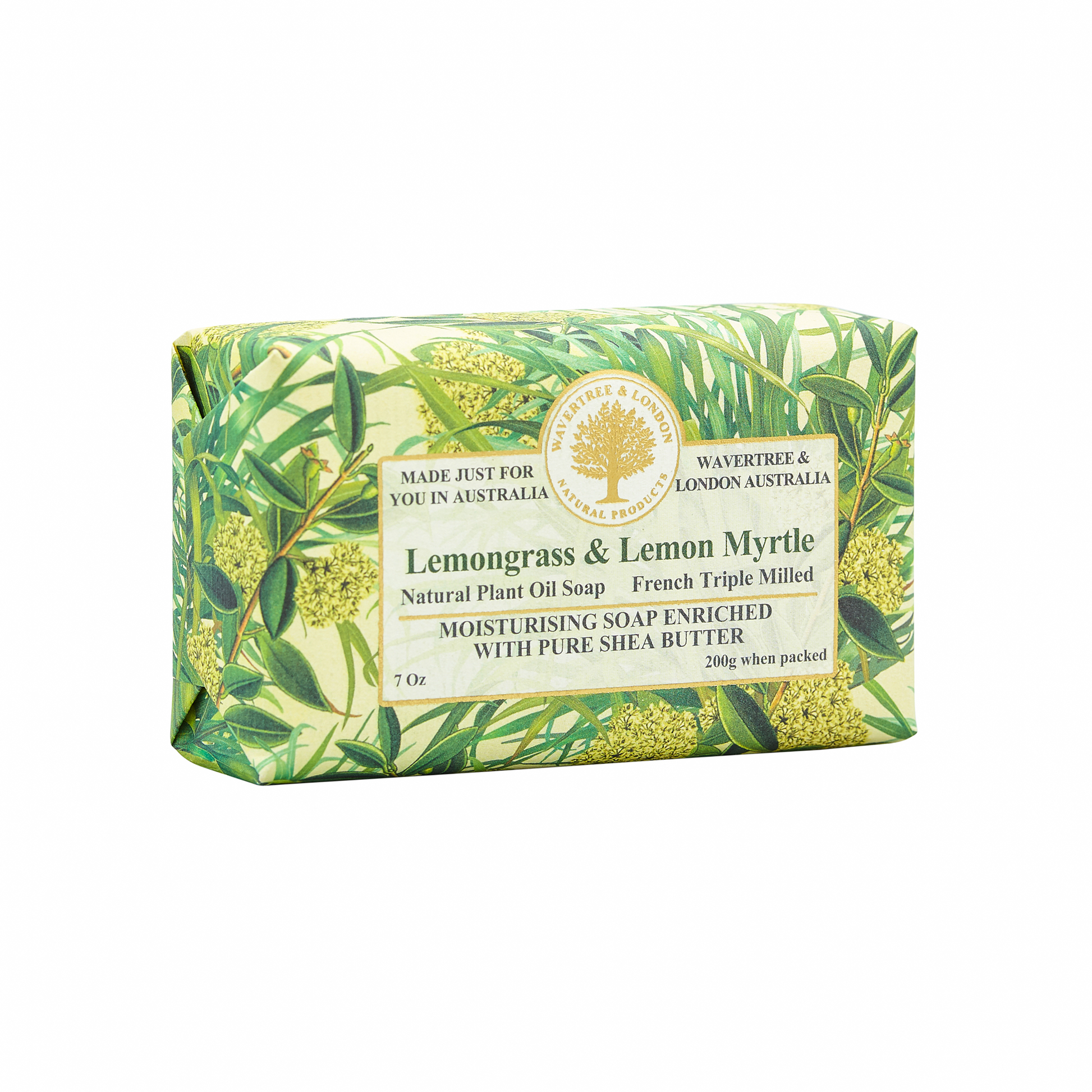 Wavertree & London Lemongrass & Lemon Myrtle Bar Soap